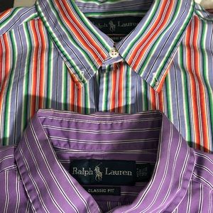 Ralph Lauren Button Down 2 For 1 Deal Sz L